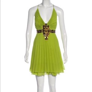 😍Just Cavalli Pleated Silk Dress 😍